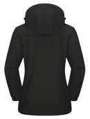 3-in-1 Waterproof Winter Coat, Fleece Lined,Two-Piece Suit, Hooded Ski & Hiking Jacket