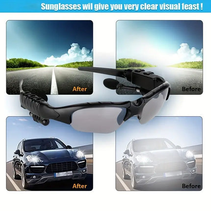 GAFAS INTELIGENTES INALAMBRICAS CON BLUETOOTH Y MICROFONO INTEGRADO