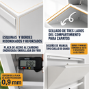 Zapatero Metálico Ultrafino de Pared | Organizador Vertical hasta 20 Pares