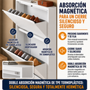 Zapatero Metálico Ultrafino de Pared | Organizador Vertical hasta 20 Pares