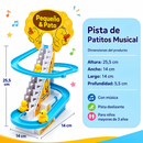 Pista de Patitos con Escalera Automática y Tobogán Musical