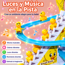 Pista de Patitos con Escalera Automática y Tobogán Musical