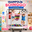Trampolín Boinggo 55” de Alta Resistencia para Niños y Adultos con Red de Seguridad y Accesorios de Regalo