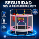Trampolín Boinggo 55” de Alta Resistencia para Niños y Adultos con Red de Seguridad y Accesorios de Regalo