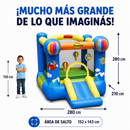 Castillo Inflable Globo Mágico con Tobogán | Parque de Juegos para Niños