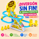 Pista de Patitos con Escalera Automática y Tobogán Musical