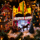 Árbol de Navidad Gigante 3,00m con Tren, Noria y Luces LED | Promoción Anticipada de Navidad 2026
