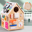 Casita de Juguetes Educativos para la Primera Infancia - Busy Board House