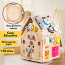 Casita de Juguetes Educativos para la Primera Infancia - Busy Board House