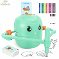 DibuBot | Robot Dibujante Educativo con 150 Tarjetas y 12 Marcadores de Colores