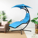 Tumbona Colgante Premium | Descanso Flotante con Toldo