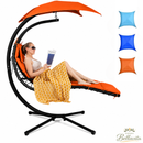 Tumbona Colgante Premium | Descanso Flotante con Toldo