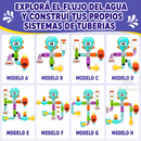 Parque Acuático Interactivo para Baño | 27 Piezas con Molinillos y Chorros