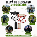 2 Banquitos Plegables UltraCompact | Llevás 2 y Pagás 1