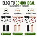 2 Banquitos Plegables UltraCompact | Llevás 2 y Pagás 1
