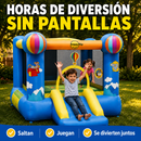 Castillo Inflable Globo Mágico con Tobogán | Parque de Juegos para Niños