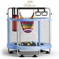 Trampolín Boinggo 55” de Alta Resistencia para Niños y Adultos con Red de Seguridad y Accesorios de Regalo