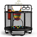 Trampolín Boinggo 55” de Alta Resistencia para Niños y Adultos con Red de Seguridad y Accesorios de Regalo