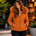 Campera Puffer Forrada Premium para Mujer