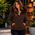 Campera Puffer Forrada Premium para Mujer