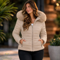 Campera Puffer Forrada Premium para Mujer