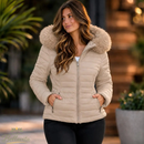 Campera Puffer Forrada Premium para Mujer