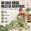 Juego de Construcción Montessori 34 Piezas | Creatividad Sin Límites