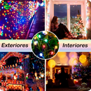 Luces Navideñas LED Solares para Exterior e Interior | Promoción Anticipada de Navidad