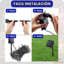 Luces Navideñas LED Solares para Exterior e Interior | Promoción Anticipada de Navidad