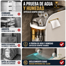 Organizador Estrecho con Cajones para Baño | Compacto, Impermeable, con Ruedas y Porta Pañuelos Integrado