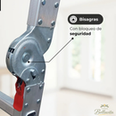 Escalera Articulada 4×4 – 16 Peldaños – Capacidad 150 kg – Uso Profesional