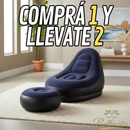 Sillón Inflable con Puff – Pagás 1 y Te Llevás 2 con Bomba de Pie