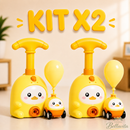 Kit x2 Autos Impulsados por Globos 2 en 1 | Con Lanzador Espacial