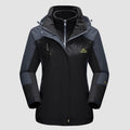3-in-1 Waterproof Winter Coat, Fleece Lined,Two-Piece Suit, Hooded Ski & Hiking Jacket