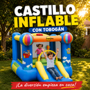 Castillo Inflable Globo Mágico con Tobogán | Parque de Juegos para Niños