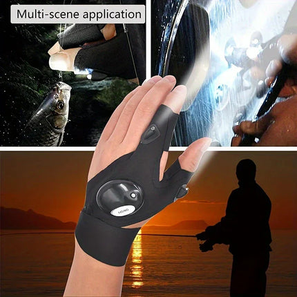 GUANTES CON LINTERNA LED, TU MEJOR ALIADO