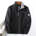 Men's hooded jacket with double-layer lining