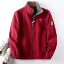 Men's hooded jacket with double-layer lining