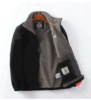 Men's hooded jacket with double-layer lining