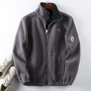 Men's hooded jacket with double-layer lining