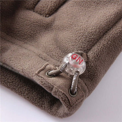 Men's hooded jacket with double-layer lining