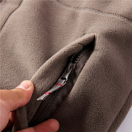 Men's hooded jacket with double-layer lining