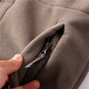 Men's hooded jacket with double-layer lining