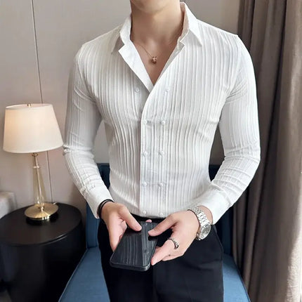 Camisa Oxford a rayas